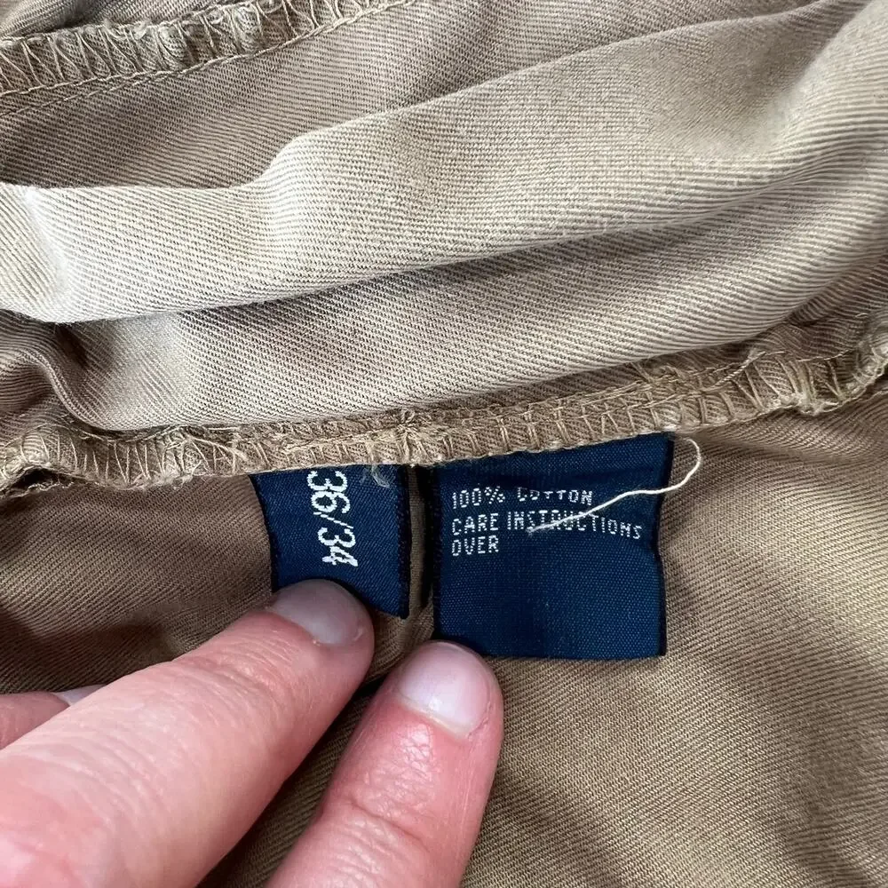 Polo Ralph Lauren Hammond Men's Vintage Khaki Pants Size 36X34